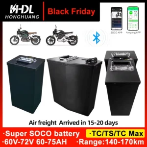 For Super SOCO TS TC TCMAX Battery Large Capacity 60V 60AH 75AH 72V 65AH Batteries Replacement Support Bluetooth APP - AliExpress