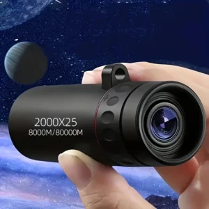 2000X25 HD Monocular Telescope, Compact Portable for Travel, Hiking, Fishing, Camping, Stargazing, Concerts & Bird Watching - Color : 1pc